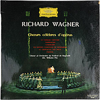 Винтажная виниловая пластинка WAGNER - CHOEURS CELEBRES D'OPERA (WILHELM PITZ)