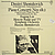 Виниловая пластинка ВИНТАЖ - CHOSTAKOVITCH - PIANO CONCERTI 1 & 2 (LIST/SHOSTAKOVICH)