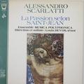Виниловая пластинка ВИНТАЖ - РАЗНОЕ - ALESSANDRO SCARLATTI: LA PASSION SELON SAINT-JEAN (LOUIS DEVOS)