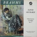 Виниловая пластинка ВИНТАЖ - BRAHMS - VIOLIN CONCERTO IN D MAJOR (DAVID OISTRAKH)