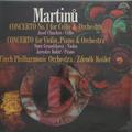 Виниловая пластинка ВИНТАЖ - РАЗНОЕ - MARTINU: CONCERTO № 1 FOR CELLO & ORCHESTRA, CONCERTO FOR VIOLIN, PIANO & ORCHESTRA (CZECH PHILHARMONIC ORCHESTRA)