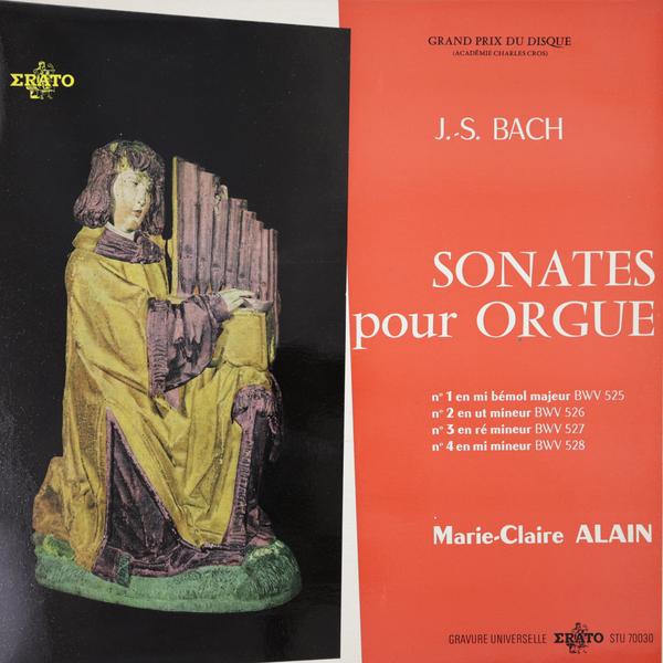 Виниловая пластинка ВИНТАЖ J S BACH SONATES POUR ORGUE VOL 1