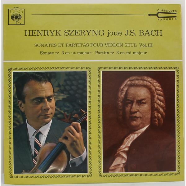 Винтажная виниловая пластинка BACH - SONATES ET PARTITAS POUR VIOLON SEUL (VOL. III) (SONATE № 3 EN UT MAJEUR, PARTITA № 3 EN MI MAJEUR) (HENRYK SZERYNG)
Винтажная виниловая пластинка BACH - SONATES ET PARTITAS POUR VIOLON SEUL (VOL. III) (SONATE № 3 EN UT MAJEUR, PARTITA № 3 EN MI MAJEUR) (HENRYK SZERYNG)