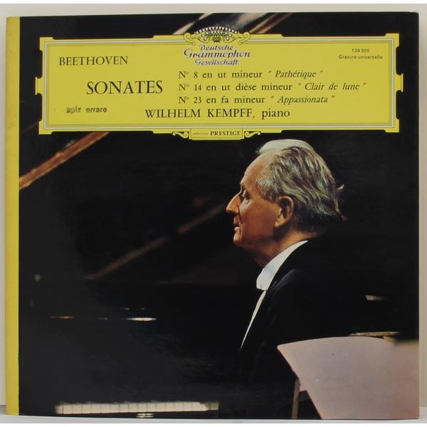 Винтажная виниловая пластинка BEETHOVEN - SONATES (№ 8 EN UT MINEUR PATHETIQUE , № 14 EN UT DIESE MINEUR CLAIR DE LUNE , № 23 EN FA MINEUR APPASSIONATA ) (WILHELM KEMPFF)
Винтажная виниловая пластинка BEETHOVEN - SONATES (№ 8 EN UT MINEUR PATHETIQUE , № 14 EN UT DIESE MINEUR CLAIR DE LUNE , № 23 EN FA MINEUR APPASSIONATA ) (WILHELM KEMPFF)
