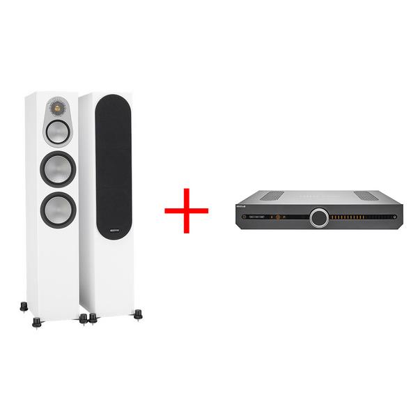 Напольная акустика Monitor Audio, Silver 300 White + Roksan Attessa Streaming Amplifier Black
Напольная акустика Monitor Audio, Silver 300 White + Roksan Attessa Streaming Amplifier Black