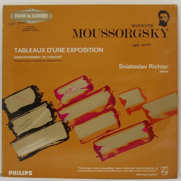 Винтажная виниловая пластинка MOUSSORGSKY - TABLEAUX D'UNE EXPOSITION (SVIATOSLAV RICHTER)
Винтажная виниловая пластинка MOUSSORGSKY - TABLEAUX D'UNE EXPOSITION (SVIATOSLAV RICHTER)