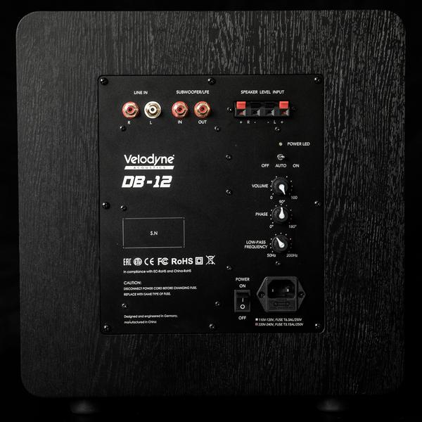 Активный сабвуфер Velodyne, DB-12 Black
Активный сабвуфер Velodyne, DB-12 Black