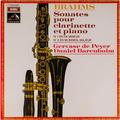 Винтажная виниловая пластинка BRAHMS - SONATES POUR CLARINETTE ET PIANO № 1 EN FA MINEUR, № 2 EN MI BEMOL MAJEUR (GERVASE DE PEYER) EX