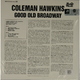 Виниловая пластинка COLEMAN HAWKINS-GOOD OLD BROADWAY (2LP)
