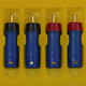 Разъем RCA ETI Tellurium Copper BulletPlug Blue