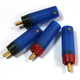 Разъем RCA ETI Tellurium Copper BulletPlug Blue