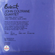 Виниловая пластинка JOHN COLTRANE - CRESCENT (2 LP, 180 GR)
