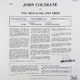 Виниловая пластинка JOHN COLTRANE - TRANEING IN