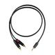 Кабель miniJack-2RCA Onetech PRO 3.0 m (RT)