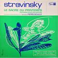 Винтажная виниловая пластинка STRAVINSKY - LE SACRE DU PRINTEMPS; 4 ETUDES POUR ORCHESTRE (PIERRE BOULEZ)