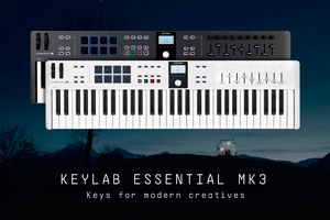 Arturia представила KeyLab Essential MK3 с клавиатурой на 49 или 61 клавишу