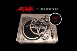 Трехдюймовая вертушка для винила от группы Anthrax
