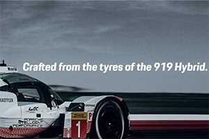 Porsche сделала пластинку из шин победителя гонки Ле-Ман