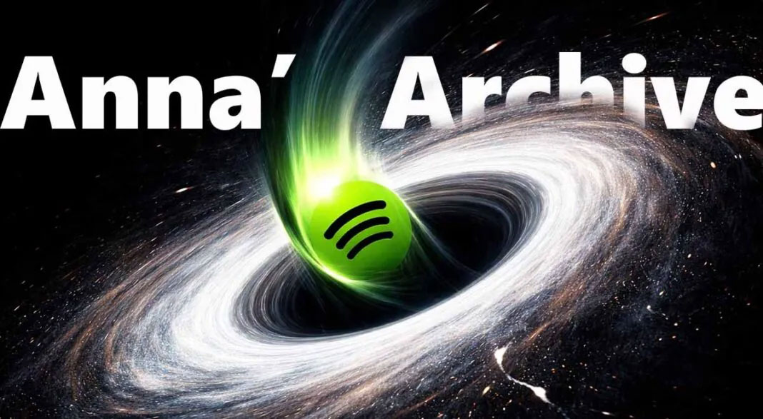 Anna’s Archive выложили на торренты 6,4 ТБ музыки из Spotify — это лишь малая часть всего архива