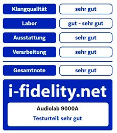 Audiolab 9000A - редакция журнала «i-fidelity.net» рекомендует