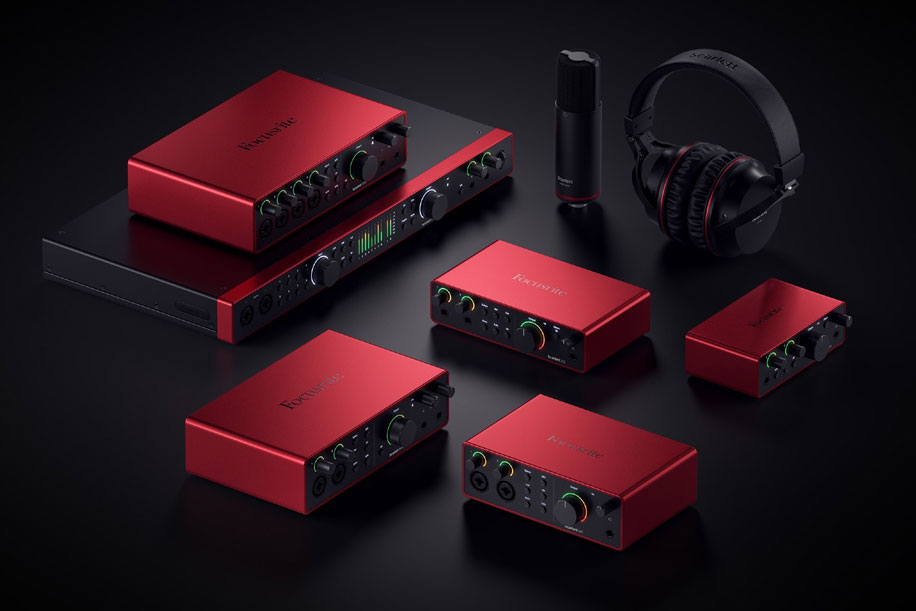 Линейка Focusrite Scarlett 4th Gen пополнилась моделями 16i16, 18i16 и 18i20