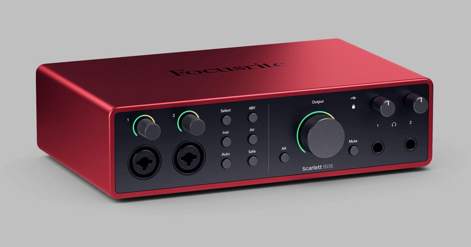 Линейка Focusrite Scarlett 4th Gen пополнилась моделями 16i16, 18i16 и 18i20