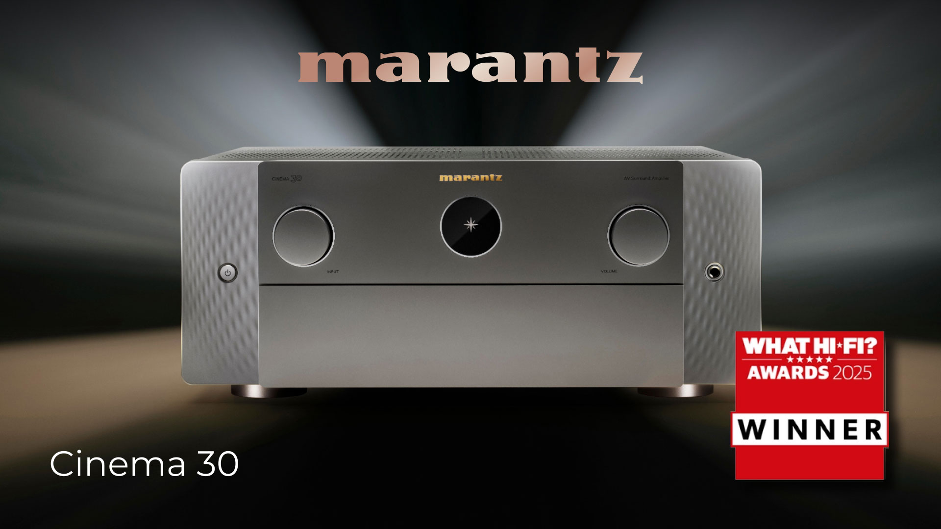 Marantz Cinema 30 признан лучшим AV-усилителем 2025 года в ценовой категории выше 1500 фунтов