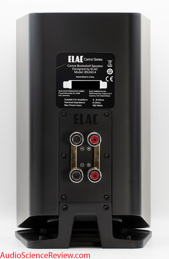 Обзор полочных колонок ELAC Carina BS243.4 / audiosciencereview.com