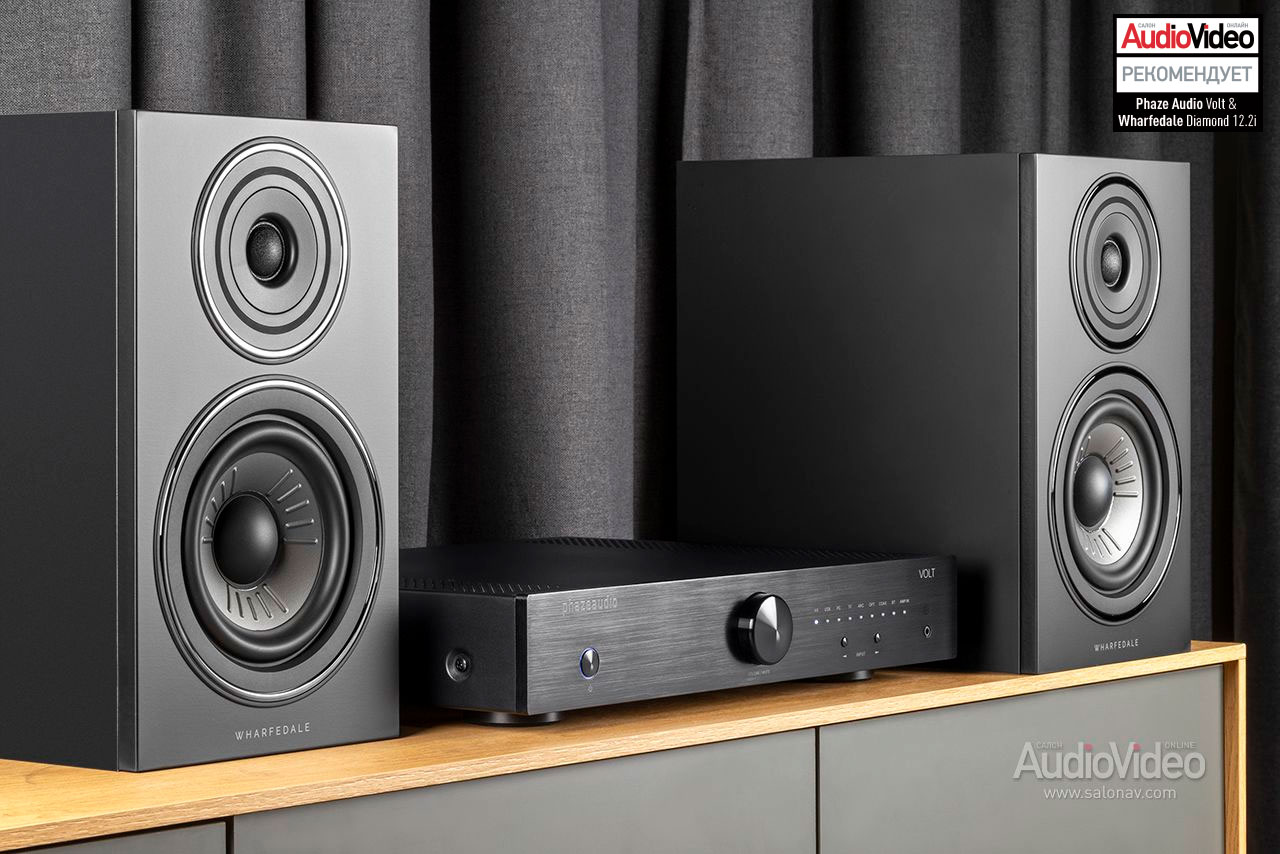 Усилитель/ЦАП Phaze Audio Volt с мониторами Wharfedale Diamond 12.2i | Обзор журнала SalonAV