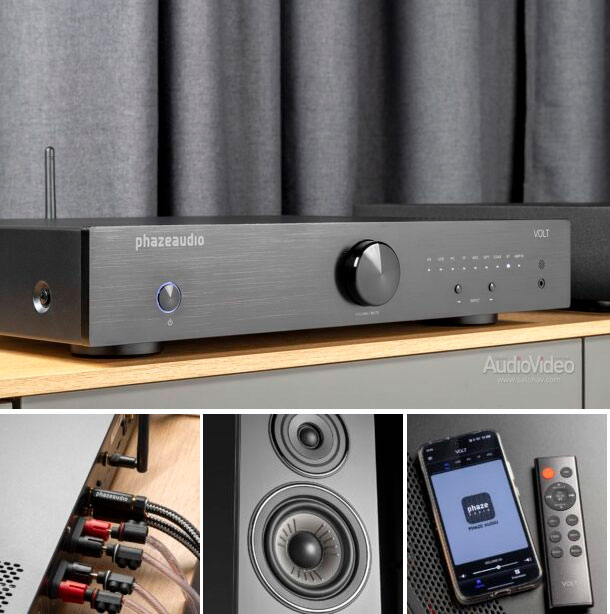 Усилитель/ЦАП Phaze Audio Volt с мониторами Wharfedale Diamond 12.2i | Обзор журнала SalonAV