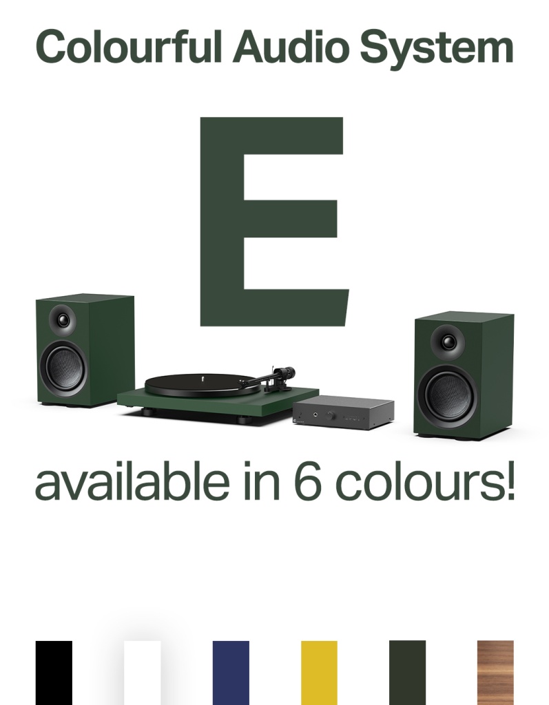 Pro-Ject Colourful Audio System E в новых цветах уже в продаже