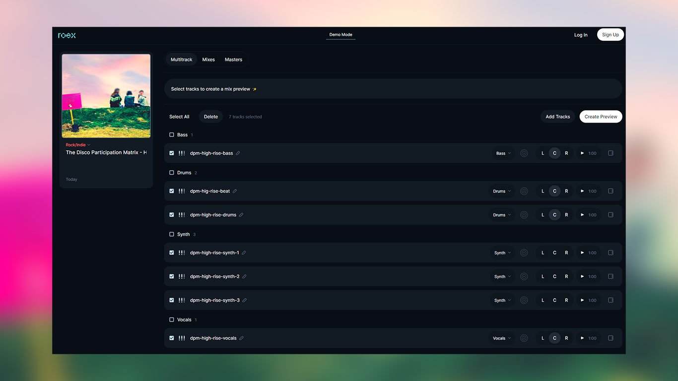 RoEx Automix сведёт ваши треки с помощью ИИ, а пользоваться платформой можно бесплатно