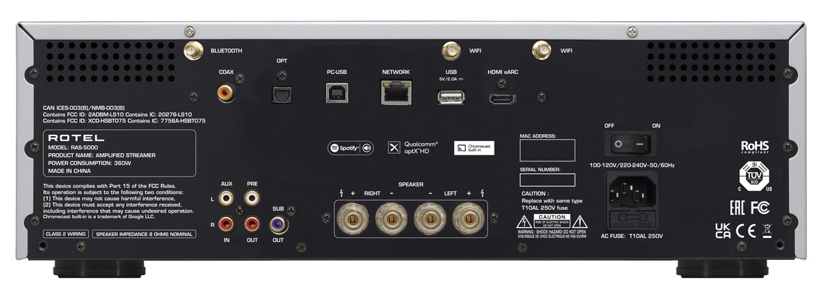 Rotel RAS-5000 улучшит качество развлечений / audioadvice.com