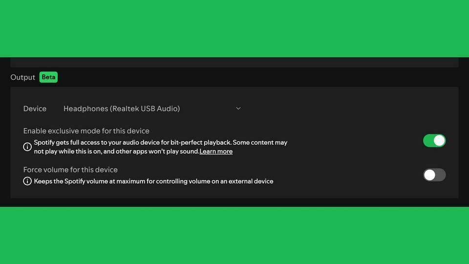 Spotify добавила в приложение для Windows воспроизведение с побитовой точностью
