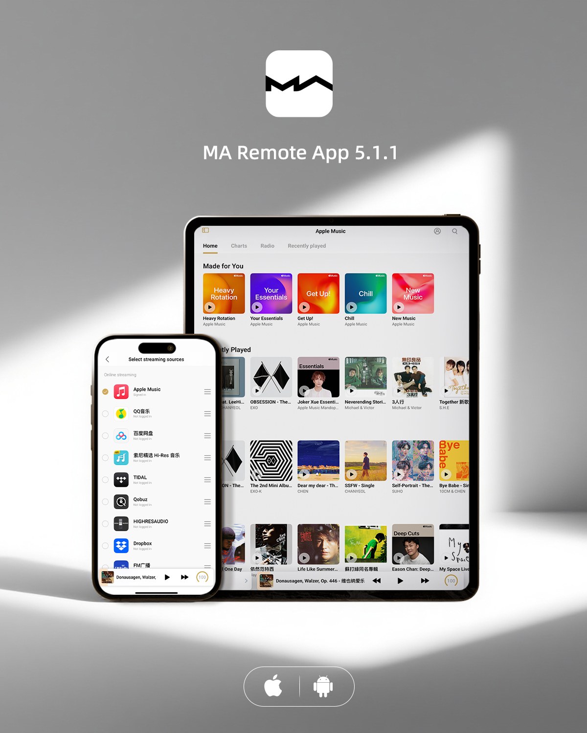 Обновите прошивку: аппараты Matrix Audio поддерживают Apple Music!