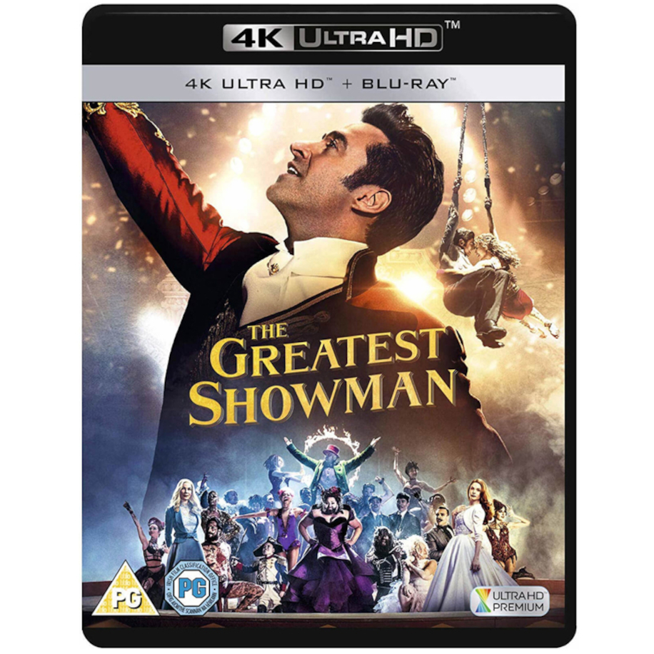 Обложка Blu-ray-диска с фильмом <em>«Величайший шоумен»</em> (2017)