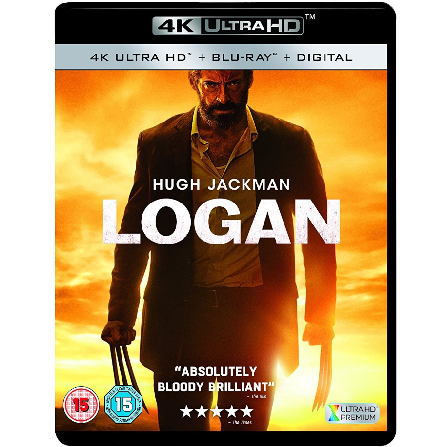 Обложка Blu-ray-диска с фильмом <em>«Логан»</em> (2017)