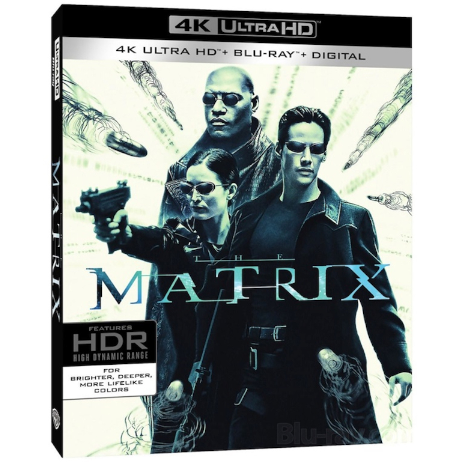 Обложка Blu-ray-диска с фильмом <em>«Матрица»</em> (1999)