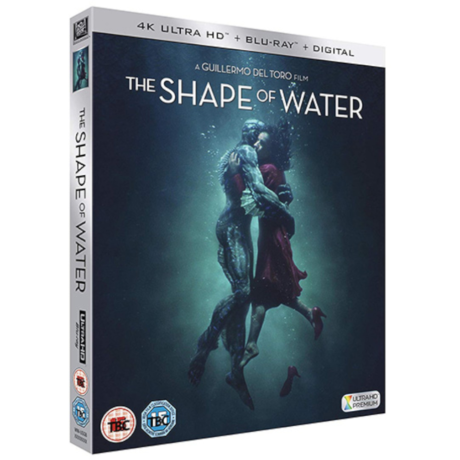Обложка Blu-ray-диска с фильмом <em>«Форма воды»</em> (2017)