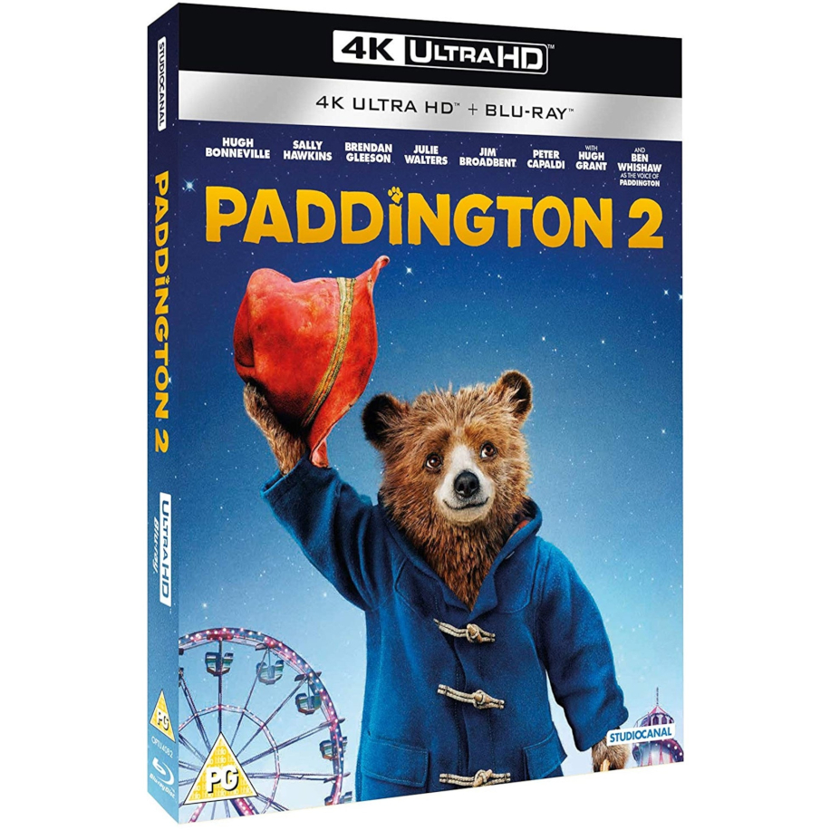 Обложка Blu-ray-диска с фильмом <em>«Приключения Паддингтона 2»</em> (2017)