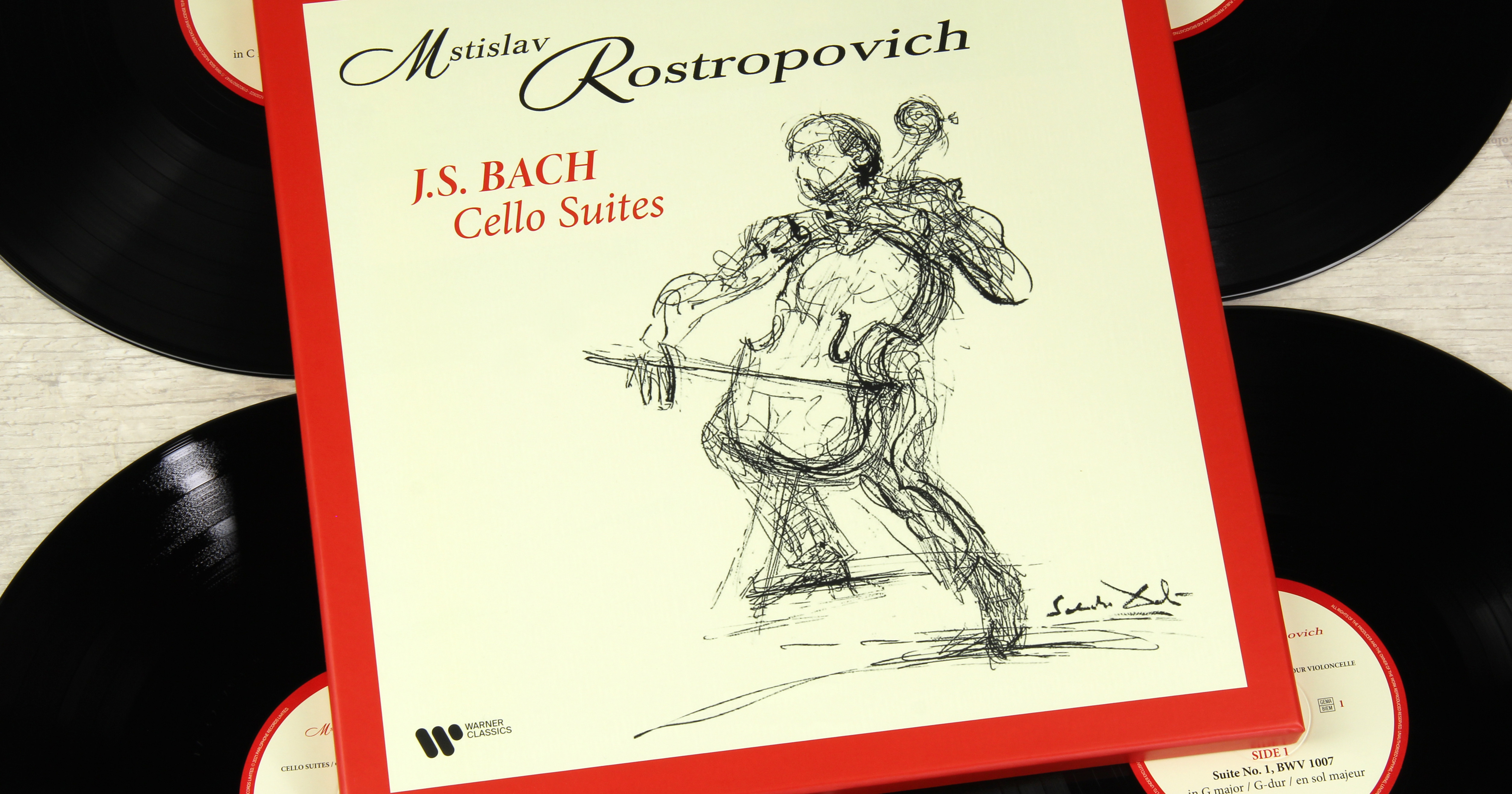 Виниловая пластинка MSTISLAV ROSTROPOVICH - J.S. BACH: CELLO SUITES
