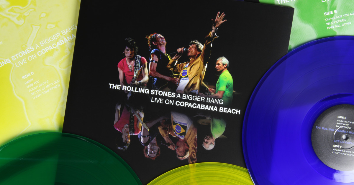 Виниловая пластинка THE ROLLING STONES - A BIGGER BANG: LIVE IN RIO 2006 (COLOUR, 3 LP)