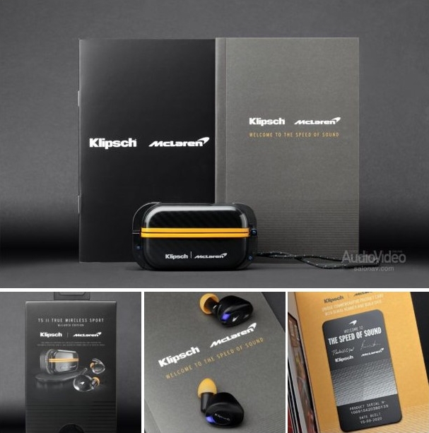 Беспроводные наушники Klipsch T5 II True Wireless Sport McLaren Edition