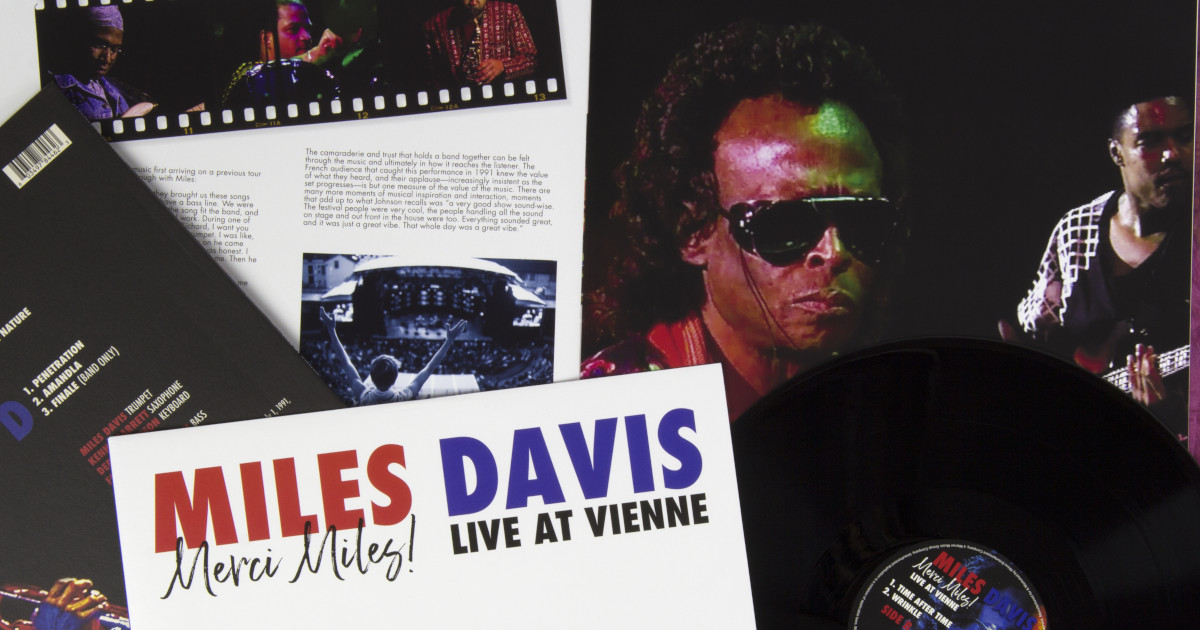 Виниловая пластинка MILES DAVIS - MERCI MILES! LIVE AT VIENNE (2 LP, 180 GR)