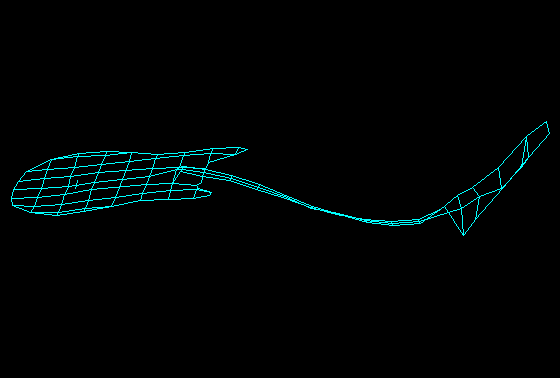 Графическое представление удара по струне электрогитары, выполненное методом конечных элементов (МКЭ)