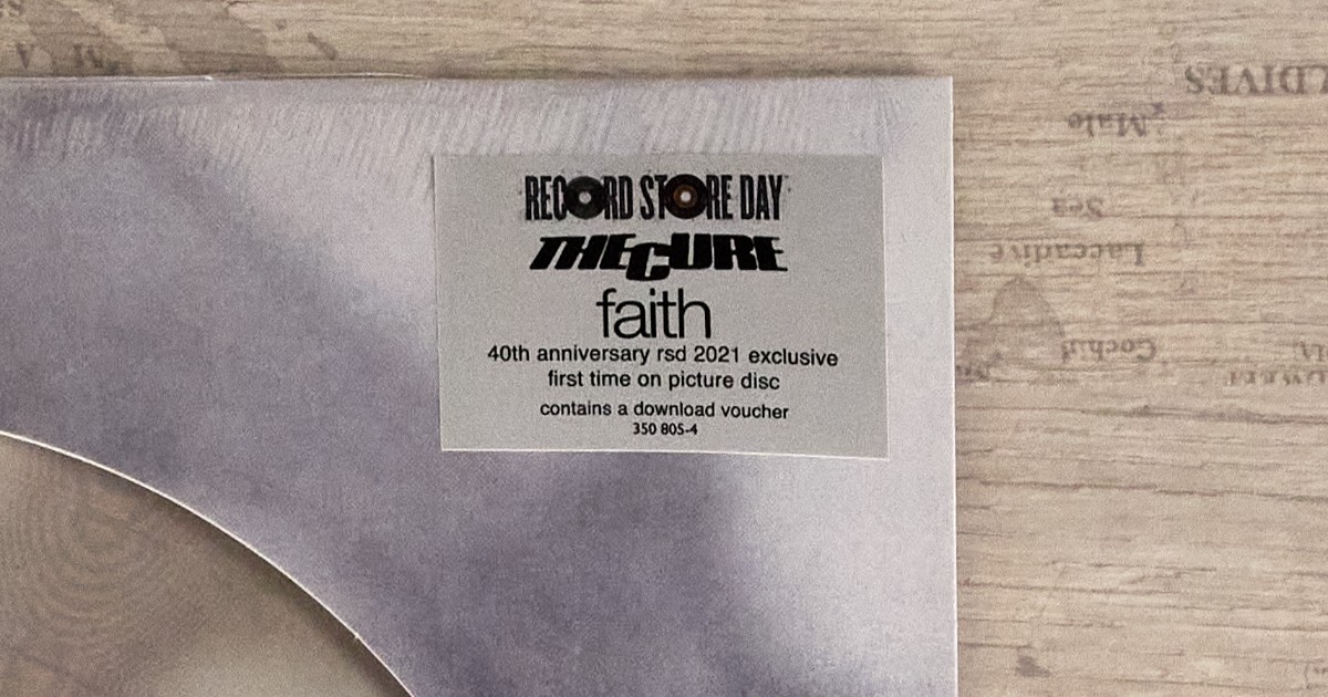 Виниловая пластинка THE CURE - FAITH (LIMITED, PICTURE DISC)