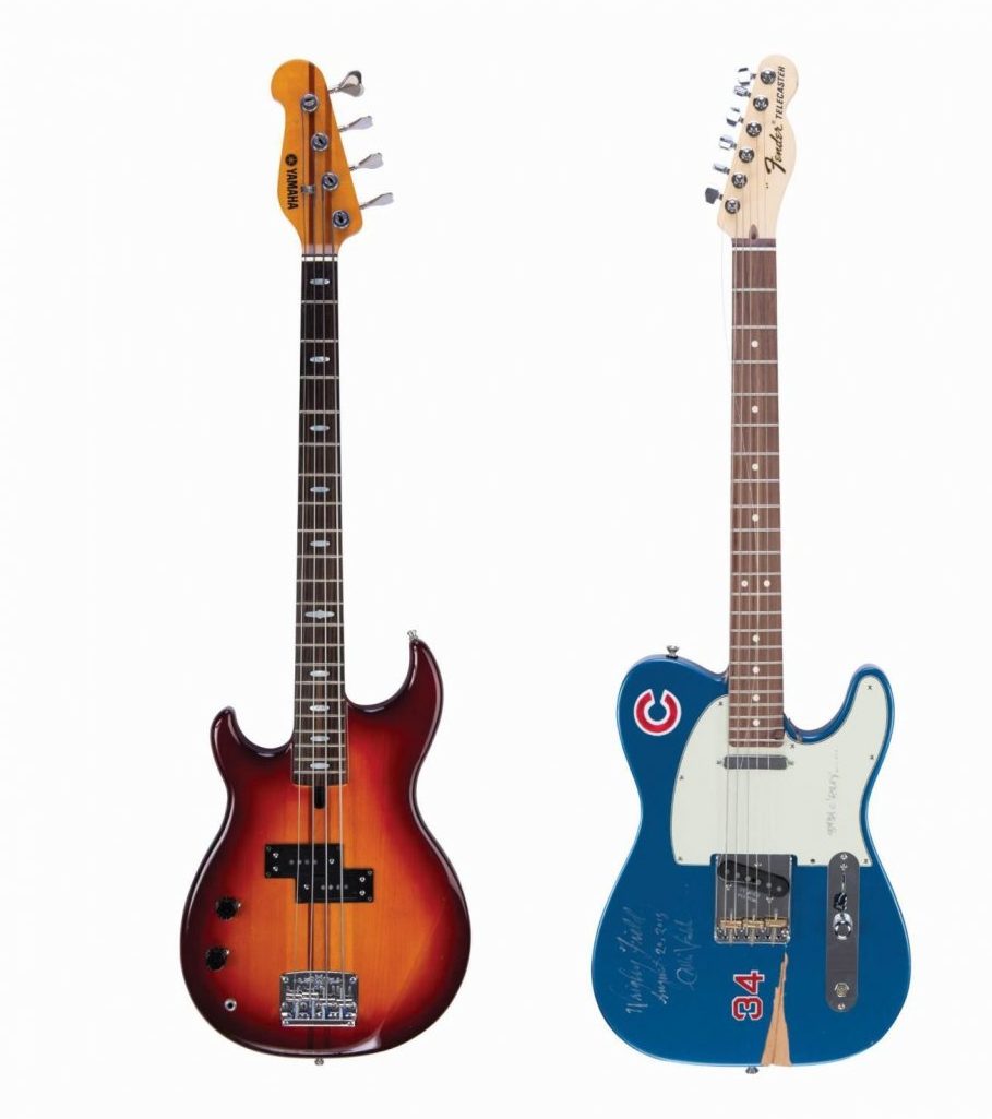 Бас-гитара Маккартни и разбитый Telecaster Веддера проданы по рекордным ценам