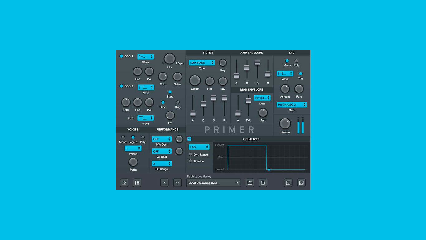 Платформа Syntorial выпустила бесплатный VST-синтезатор Primer для обучения синтезу