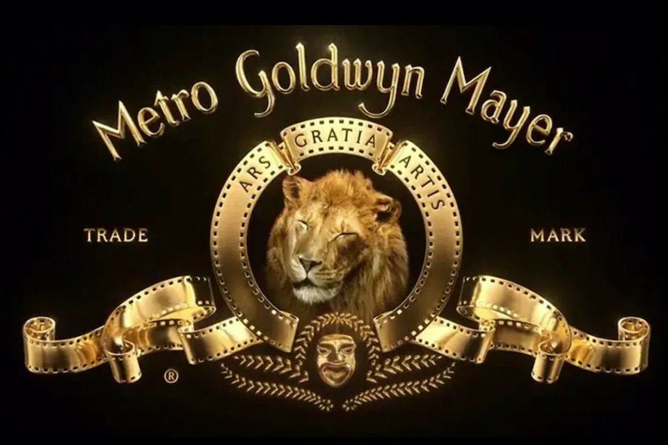 Заставка фильмов кинокомпании Metro Goldwyn Mayer (MGM)