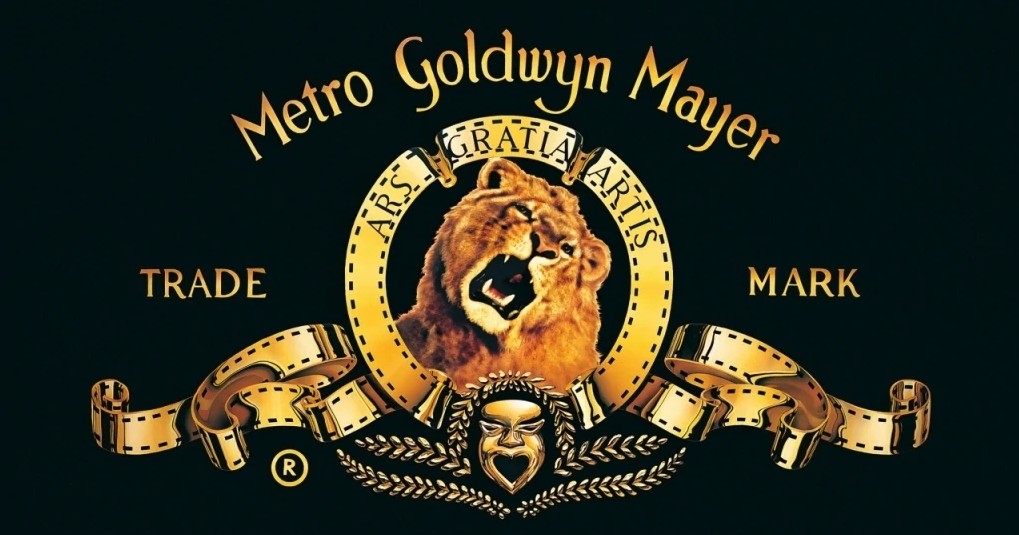 Логотип студии MGM на заставке фильмов